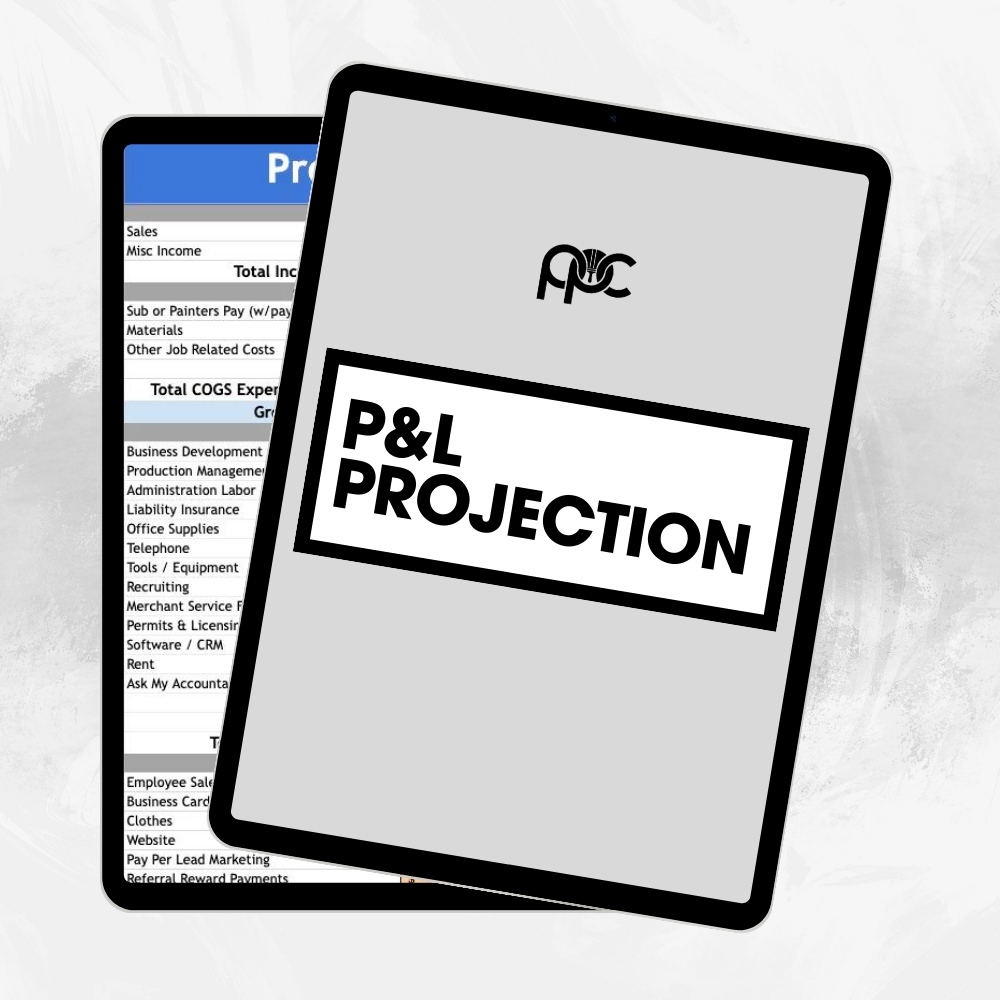 P&L Projection – Prosperity Painting Consultant