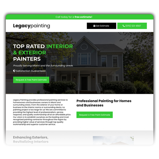 Professional Painting Website