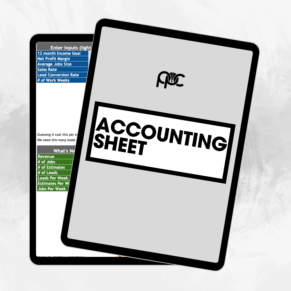Accounting Sheet
